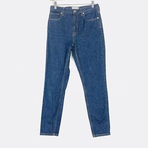 Everlane Dark‎ Wash High Rise Straight Leg Denim Jeans Womens 28 Regular